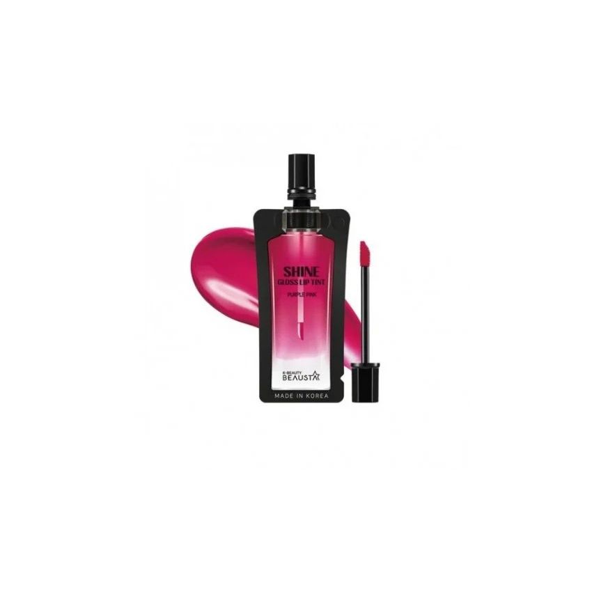 Beausta - Tint Shiny Lip Gloss, Purple Pink, 10 x 4 ml