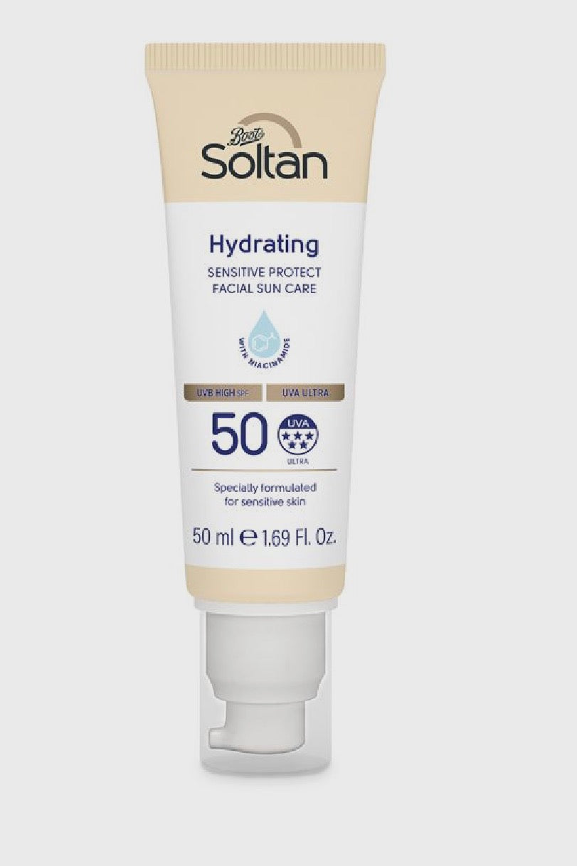 Soltan Moisturizing Face Cream with Niacinamide SPF 50, 50 ml